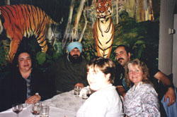Xavier and Sandy with Gurfateh, Xavier's Mother and Xavier's Sister