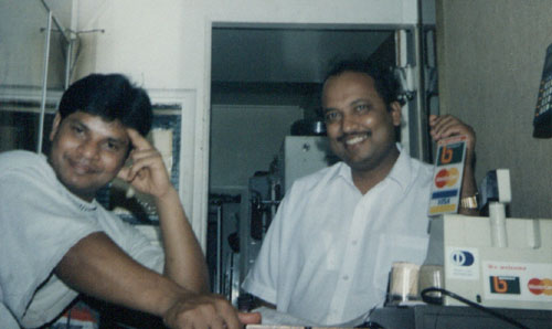 Curry Chef Venkat and Luis Fernandes (Manager)